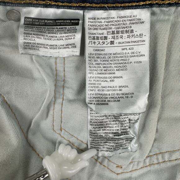 Levi's 559 Relaxed Straight Denim Jeans Men's Big Man Size 55x30 - Picture 8 of 14